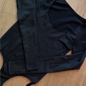 SKIMS long sleeve scoop neck bodysuit